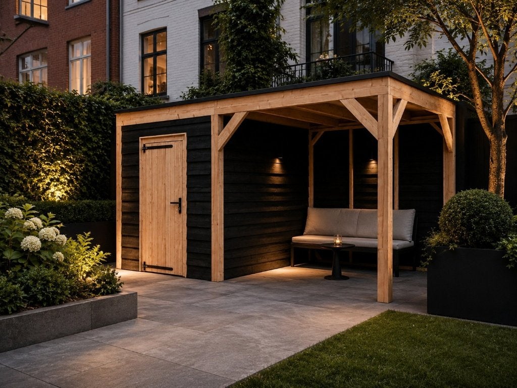 Luxe Douglas Tuinhuizen | Geplaatst in Heel Nederland, Tuin en Terras, Tuinhuis, Verzenden, Nieuw, Met overkapping