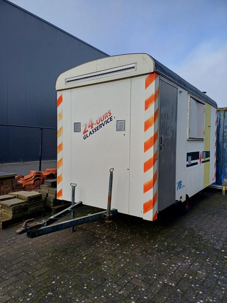 Schaftkeet pipowagen bouwkeet schaftwagen tinyhouse, Ophalen of Verzenden