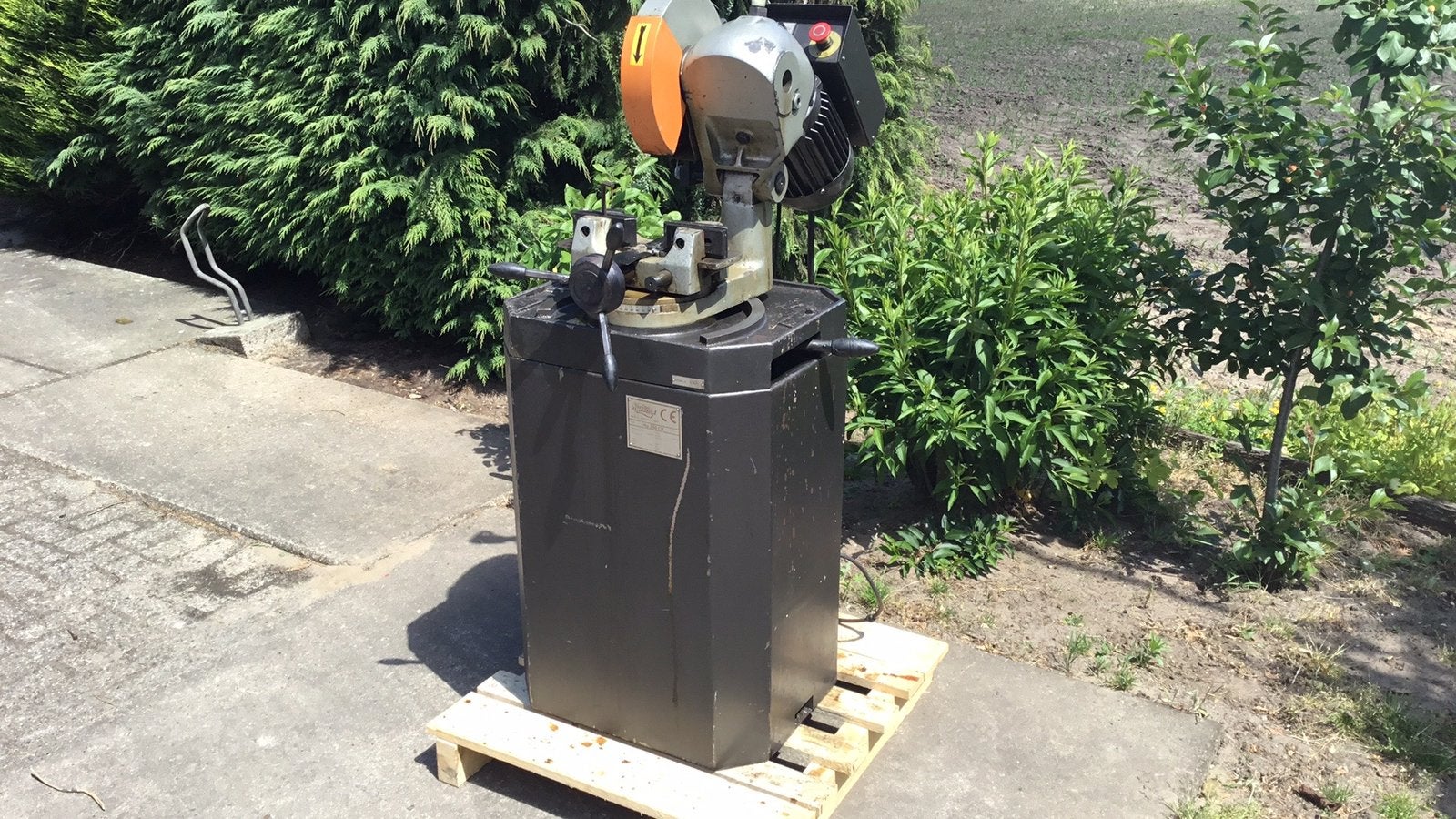 Huvema zaagmachine, Ophalen, 70 mm of meer, Zo goed als nieuw, Afkortzaag