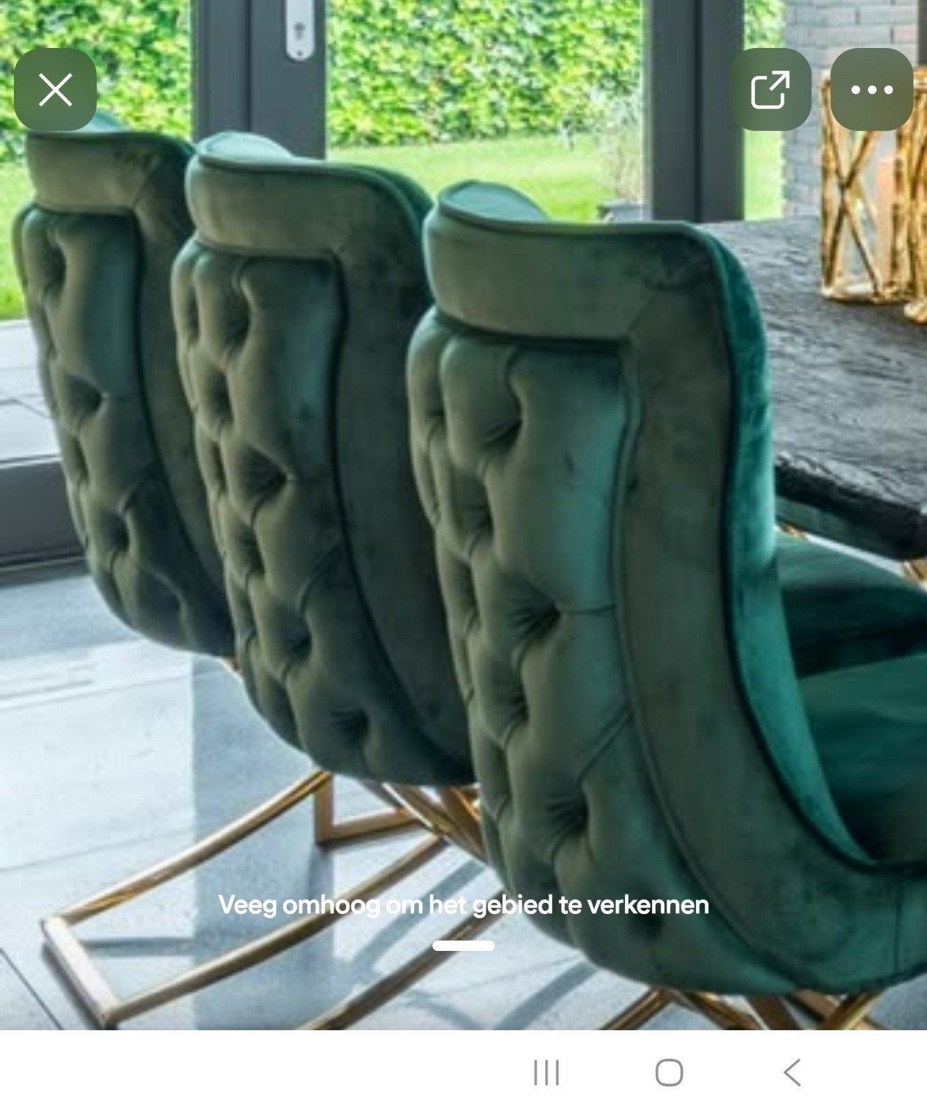 Richmond eetkamerstoelen - Set van 6, Huis en Inrichting, Ophalen, Gebruikt, Overige kleuren, Modern, Elegant