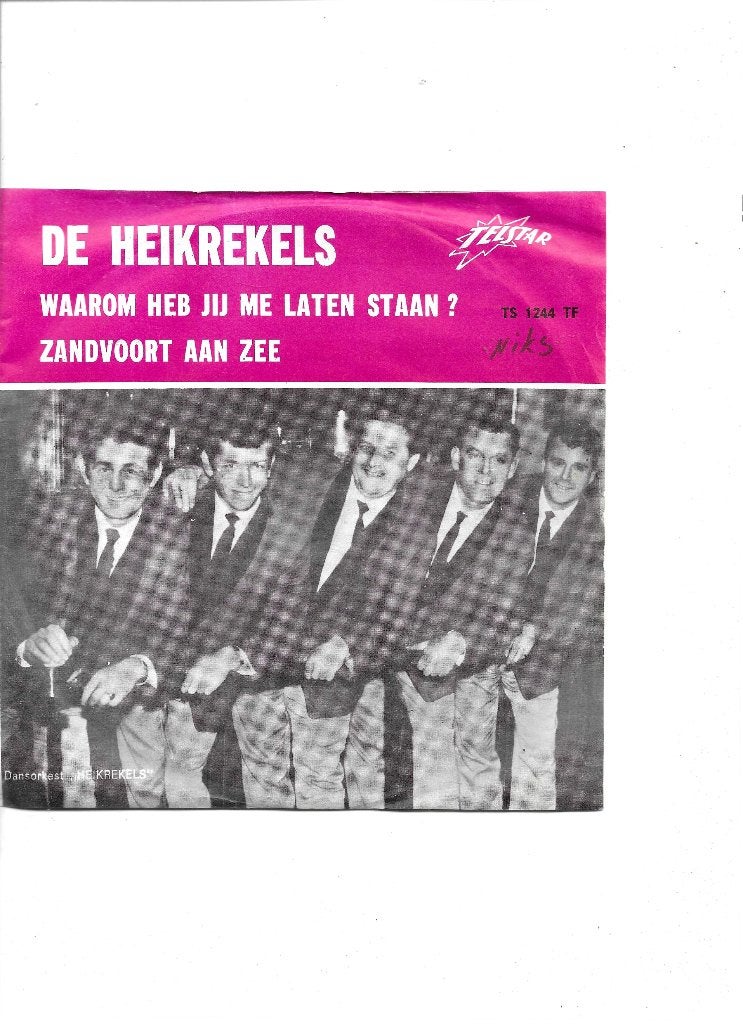 Telstar Single De Heikrekels - Waarom heb jij me laten staan, Ophalen of Verzenden, Gebruikt, 7 inch, Nederlandstalig