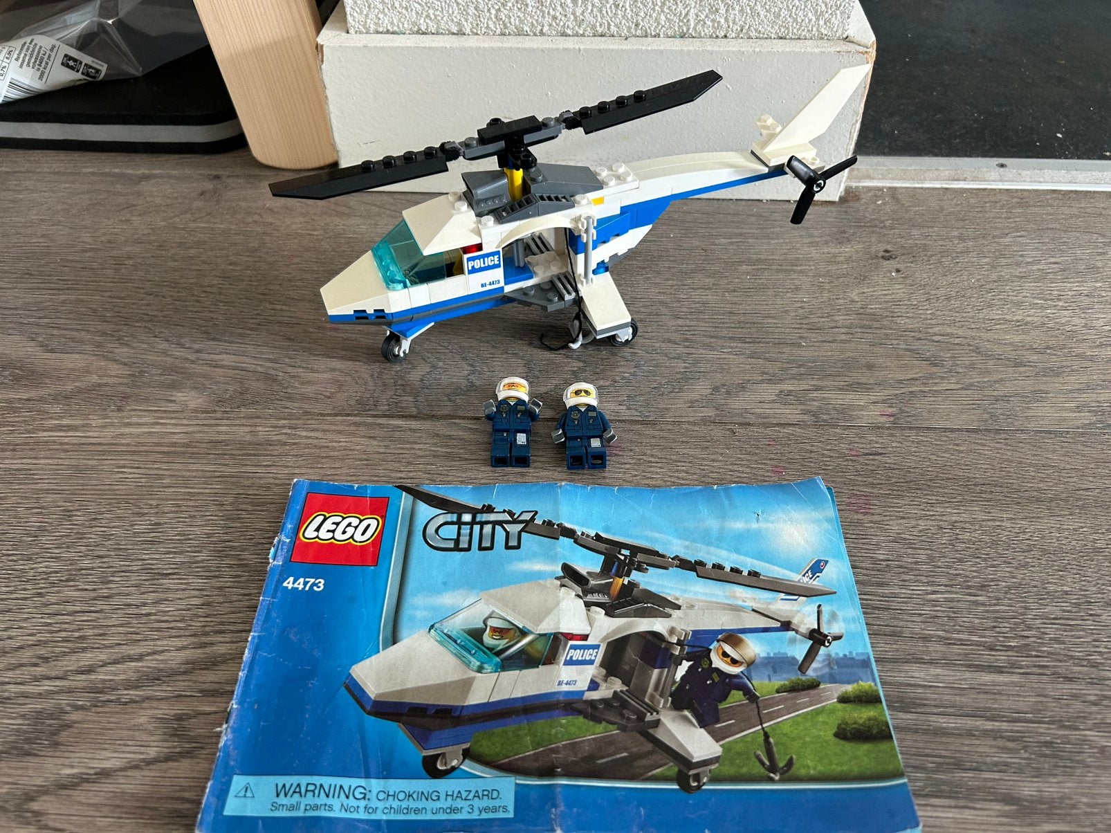 Lego City Politie 4473 politie Helicopter, Lego, Ophalen of Verzenden, City, Gebruikt