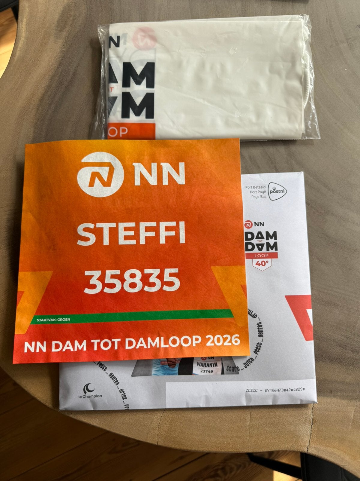 Ticket dam tot dam 10 engelse mijl 12:10 starttijd, Eén persoon