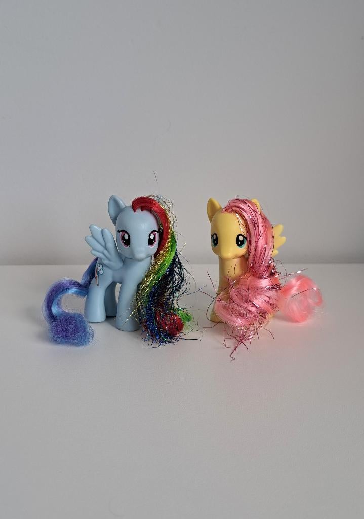 My Little Pony - Rainbow Dash & Fluttershy - G4 Hasbro, Ophalen of Verzenden, Gebruikt