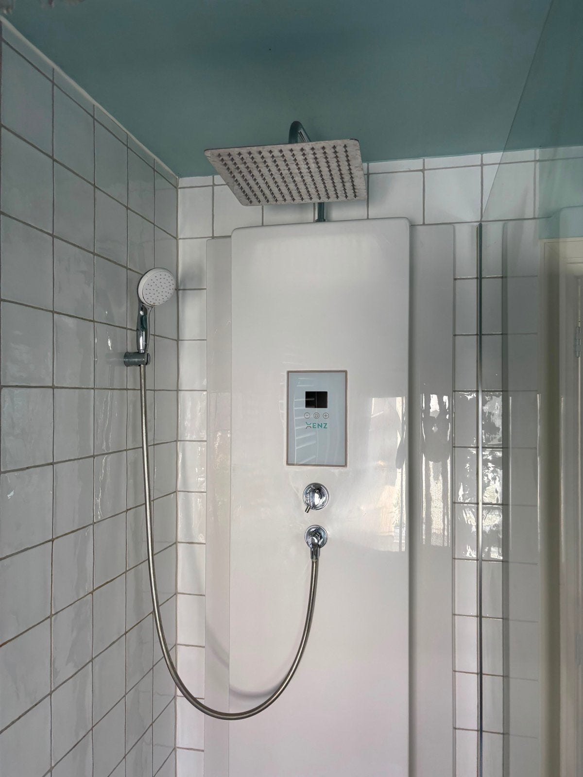 Luxe complete douchecabine met regendouche en douchepaneel, Huis en Inrichting, Badkamer | Complete badkamers, Ophalen, Gebruikt