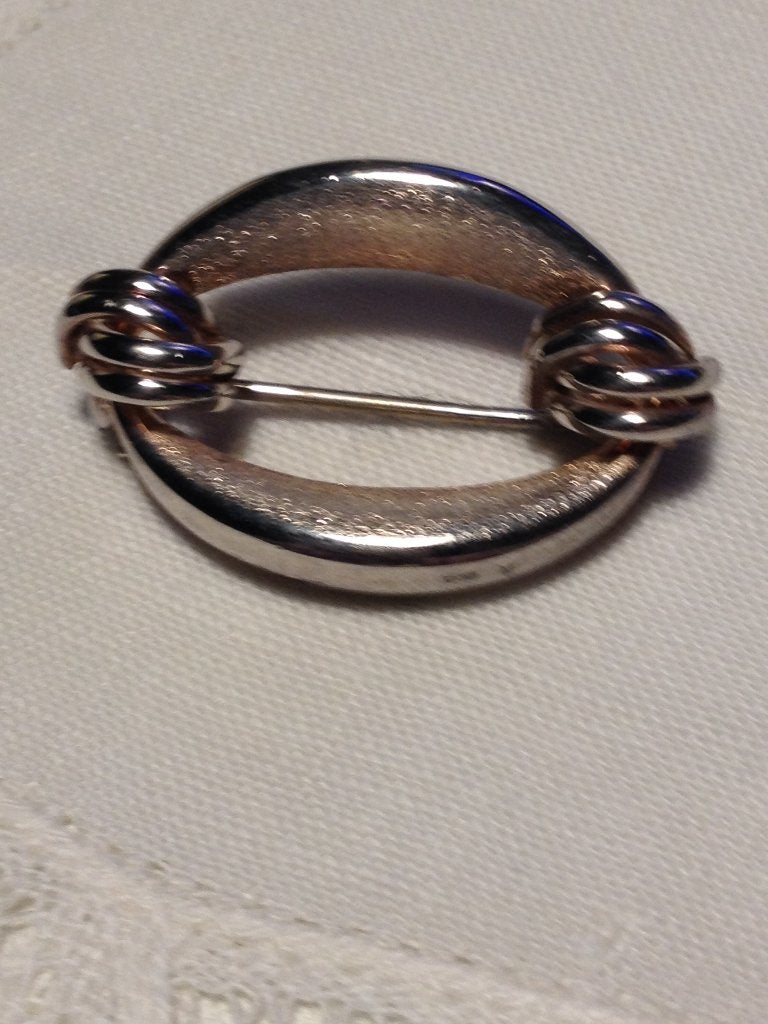 antiek zilveren broche, Verzenden, Gebruikt, Zilver, Zilver