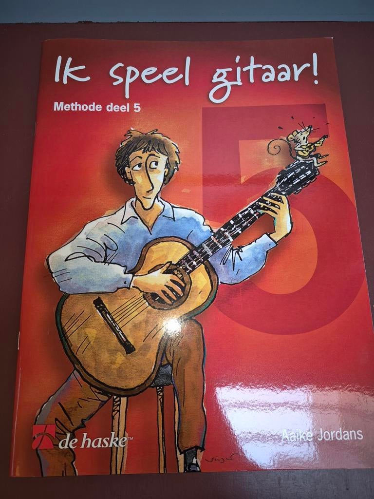 Ik speel gitaar! Methode deel 5, Aaike Jordans, Muziek en Instrumenten, Bladmuziek, Ophalen of Verzenden, Nieuw, Les of Cursus