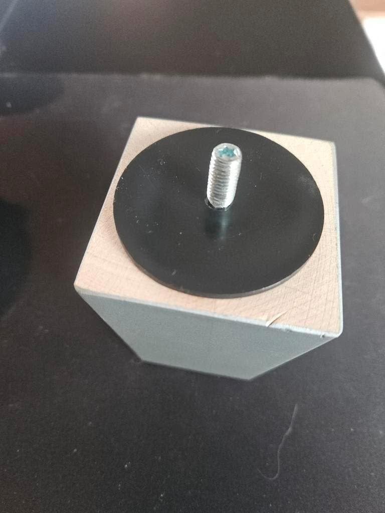 Boxspring poten grijs M8 /10cm hoog (set van 8 stuks) nieuw., Ophalen of Verzenden, Nieuw, Tweepersoons, Zwart