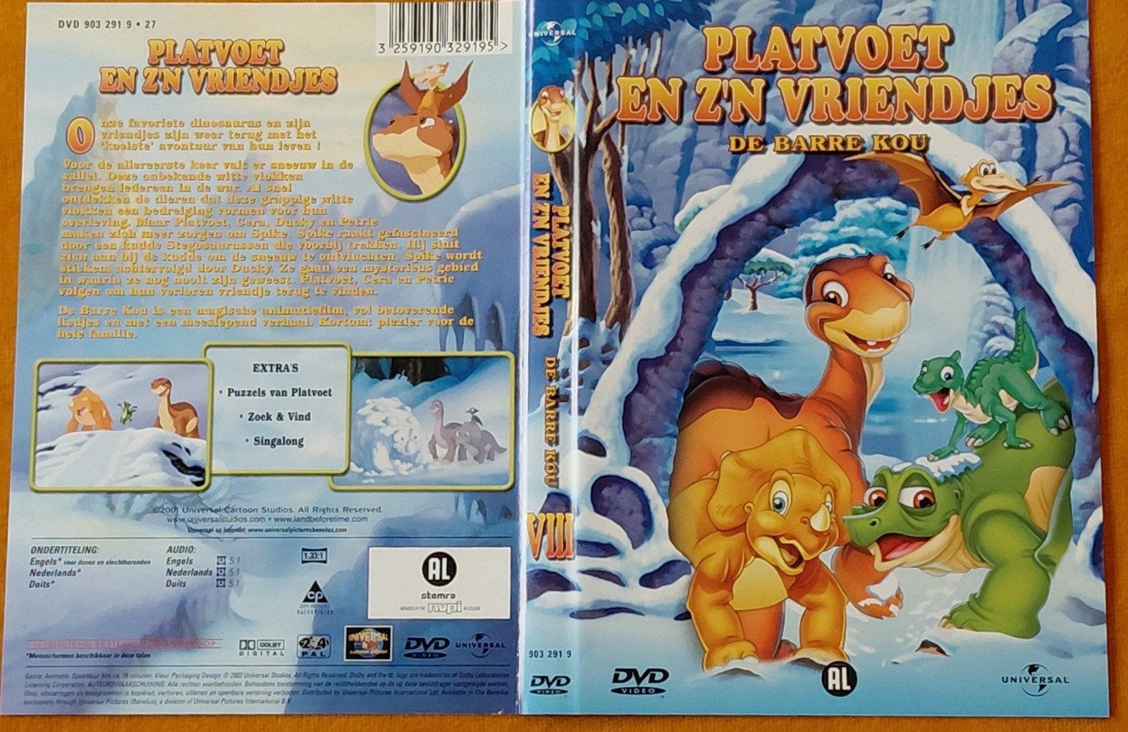 Platvoet en zijn Vriendjes: De Barre Kou DVD, Avontuur, Gebruikt, Alle leeftijden, Ophalen of Verzenden