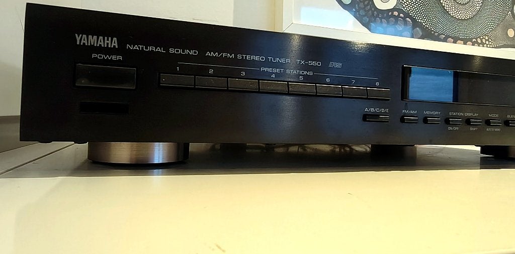 Yamaha TX-550 Natural Sound AM/FM Stereo Tuner, Ophalen of Verzenden, Gebruikt, Analoog