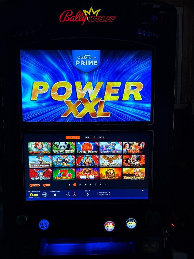 Bally Wulff Wide Wall Gokautomaat Met 90 Nieuwste Topspellen, Overige munten, Ophalen, Nieuw, Met sleutels