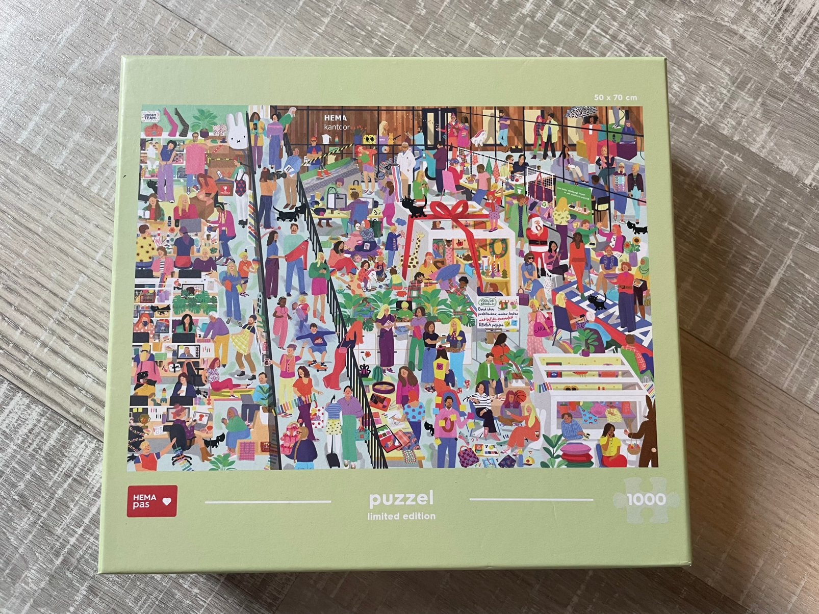 Hema puzzel 1000 stukjes, Ophalen of Verzenden, 500 t/m 1500 stukjes, Nieuw, Legpuzzel