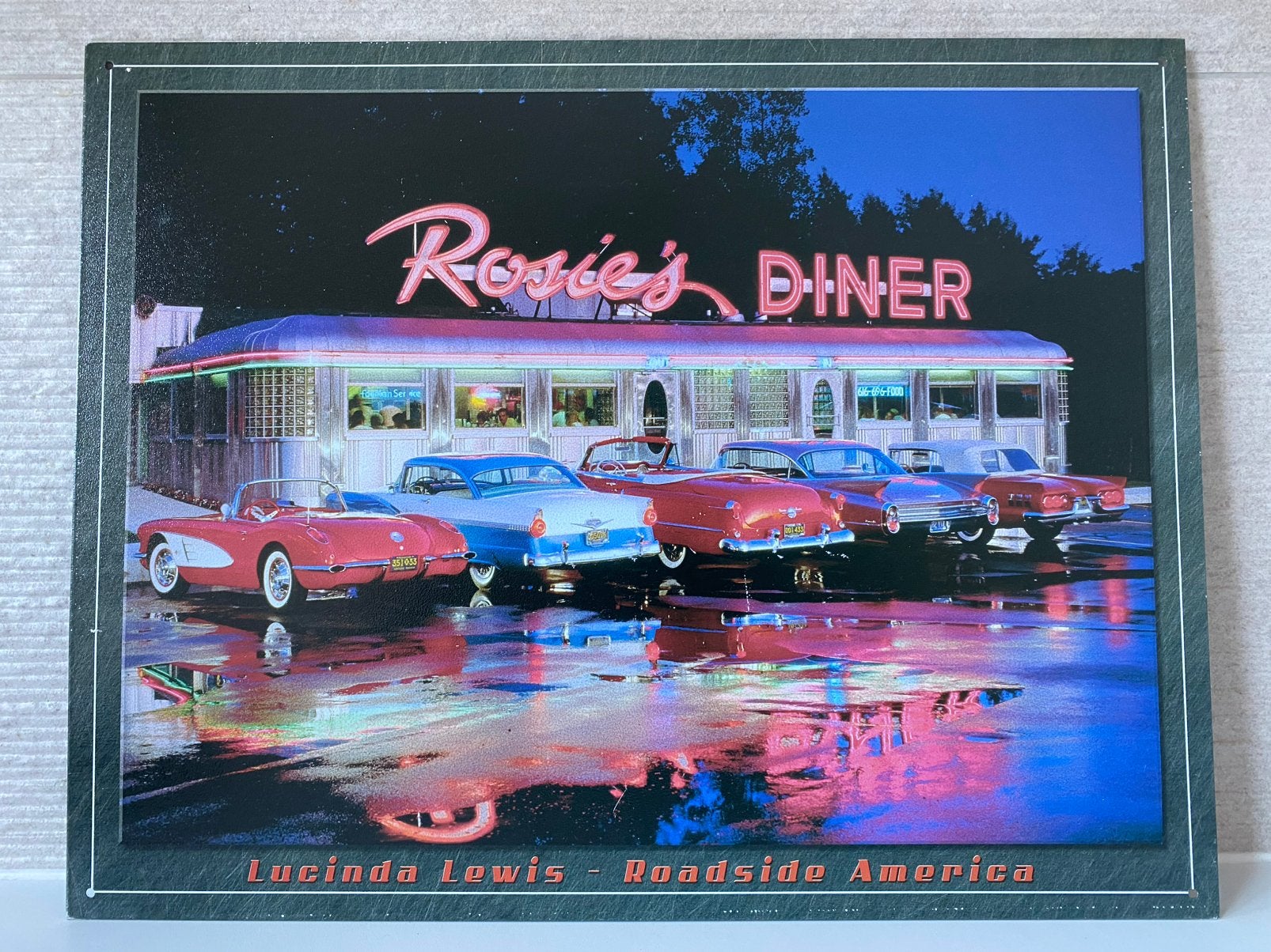 Mooie verzameling Retro borden uit de USA, Ophalen of Verzenden, Overige typen