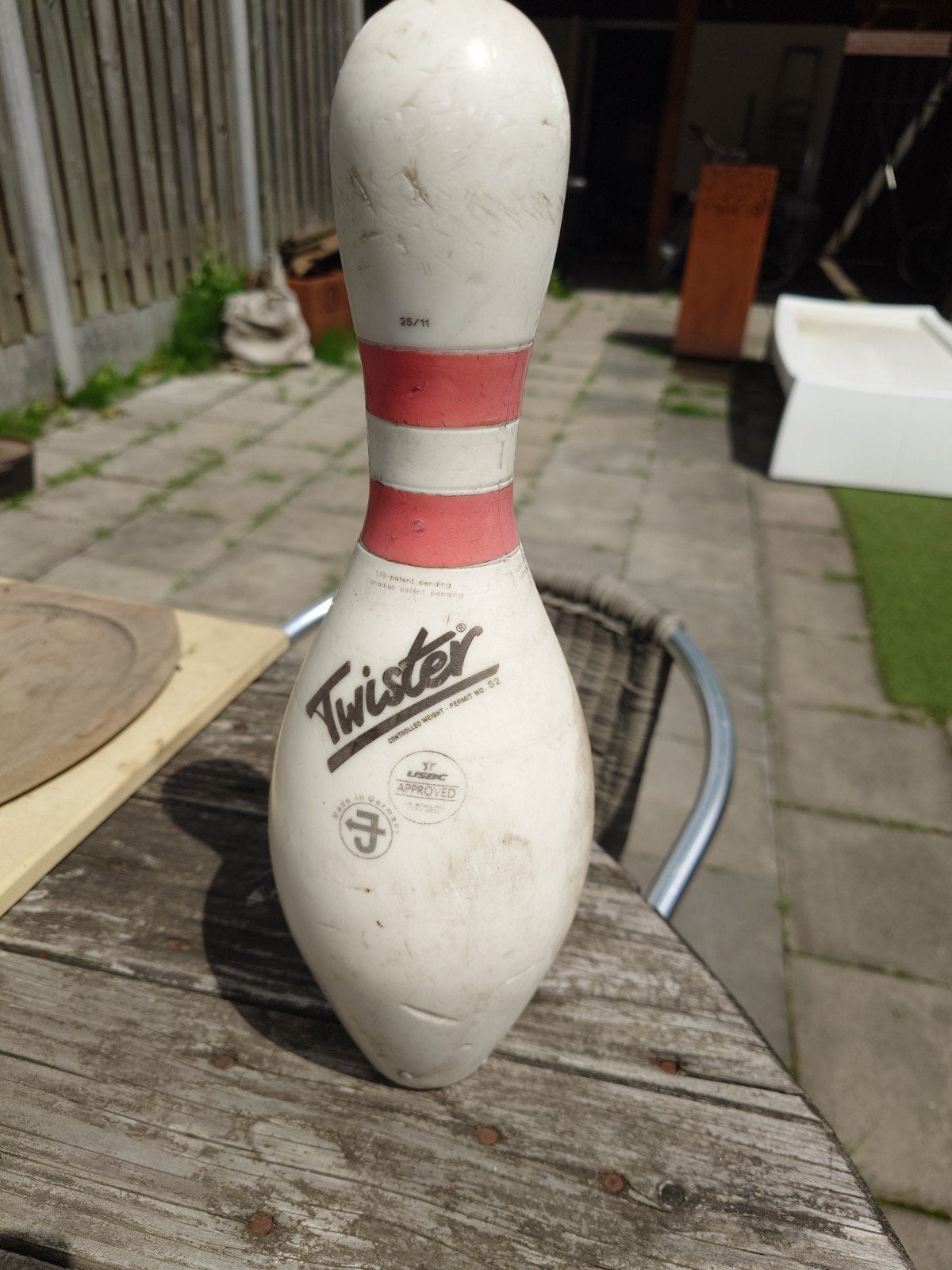 Vintage Twister Bowling Pin - USBC Approved, Ophalen of Verzenden, Gebruikt