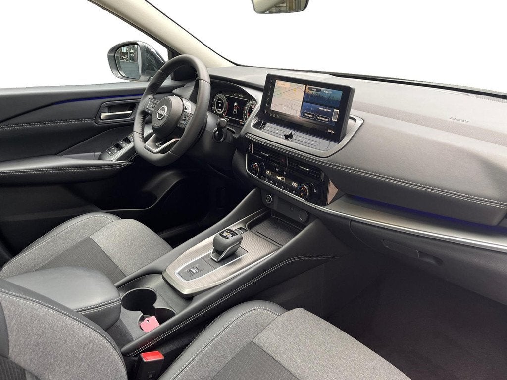 Nissan Qashqai 1.3 MHEV Xtronic N-Connecta | Panoramadak | H, Auto's, Nissan, Euro 6, 4 cilinders, Leder en Stof, Wit