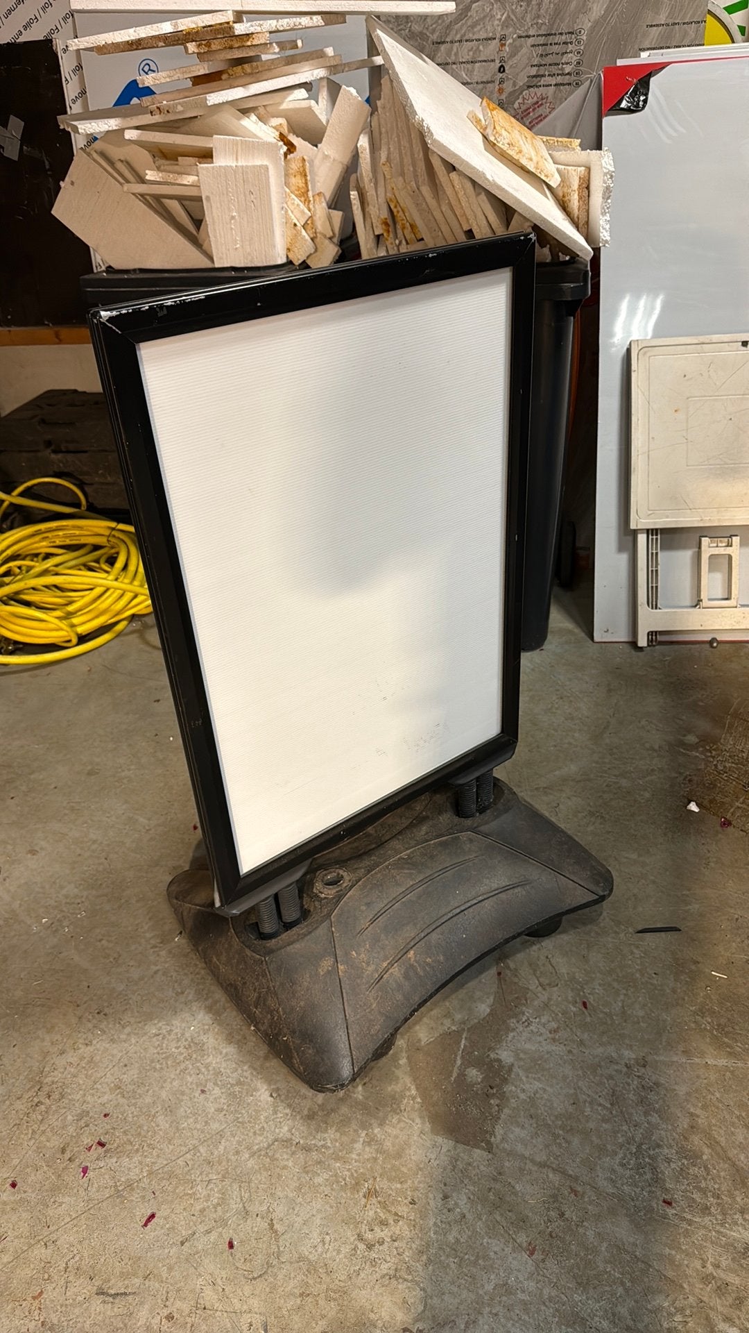 Groot stoepbord, Ophalen, Zo goed als nieuw