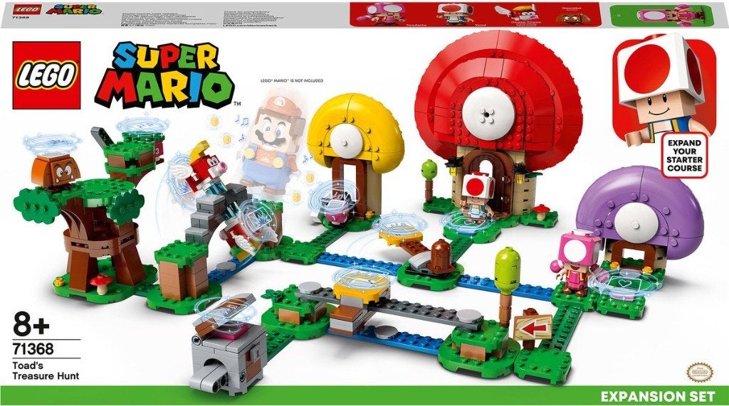 LEGO 71368 - Super Mario Toads schattenjacht, Overige thema's, Lego, Inclusief instructies, Ophalen of Verzenden