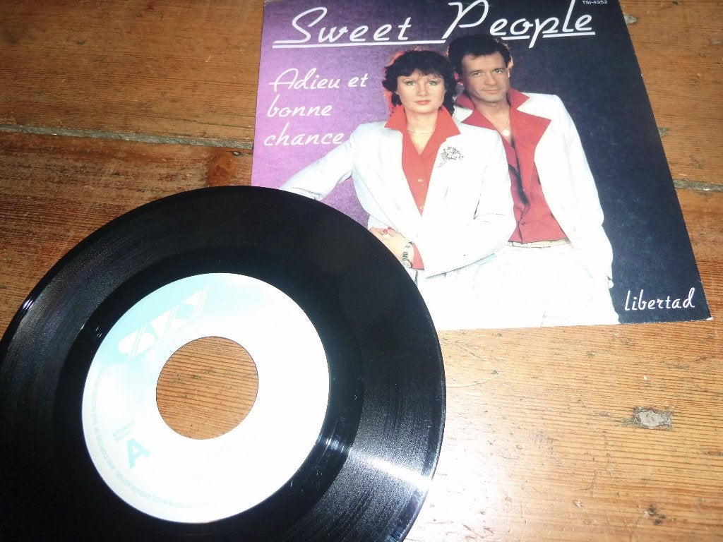 SWEET PEOPLE – Adieu Et Bonne Chance - Libertad - 1985, Ophalen of Verzenden, Zo goed als nieuw, Pop