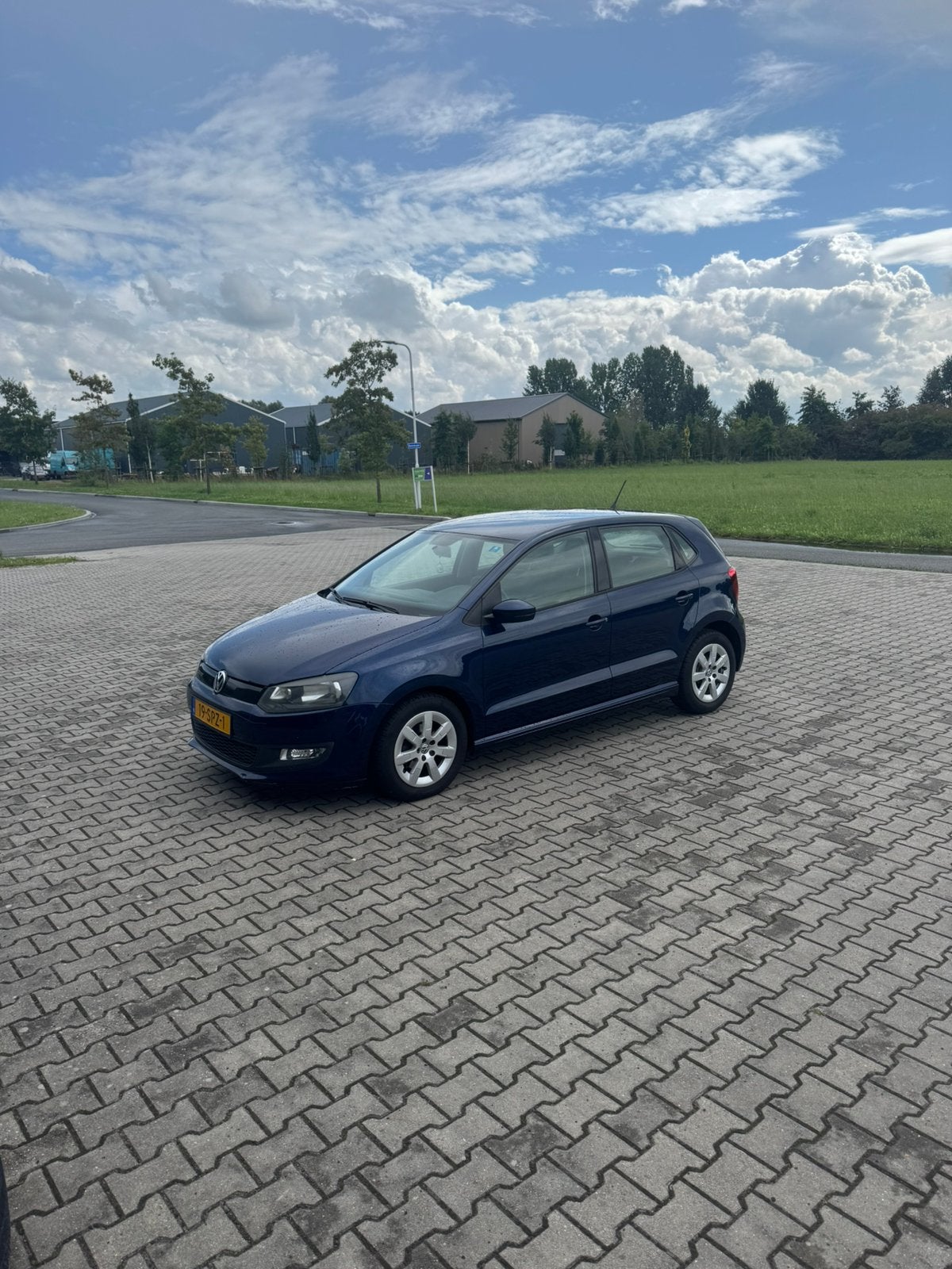 Volkswagen Polo 1.2 TDI 55KW BM 2011 Blauw, Auto's, Voorwielaandrijving, 74 pk, 1199 cc, Origineel Nederlands