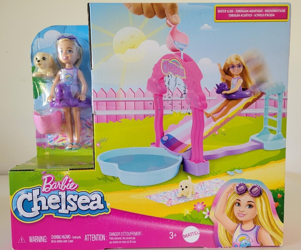 Barbie Chelsea waterglijbaan, nieuw in ongeopende doos, Ophalen of Verzenden, Nieuw, Meisje