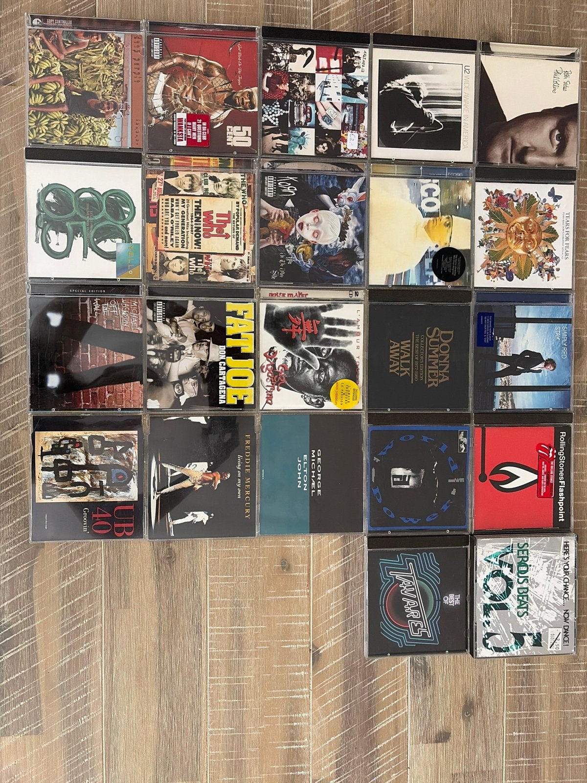 Diverse CD's van o.a. 50 Cent, U2, Simply Red, Rolling Stone, Ophalen of Verzenden, Gebruikt, Pop, Album