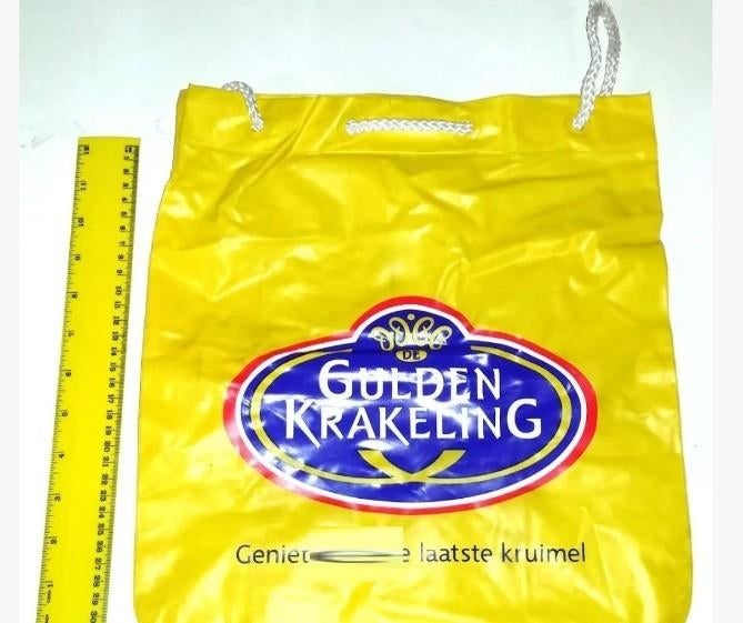 Gulden Krakeling Merken en Reclame tas retro vintage, Ophalen of Verzenden, Nieuw, Gebruiksvoorwerp