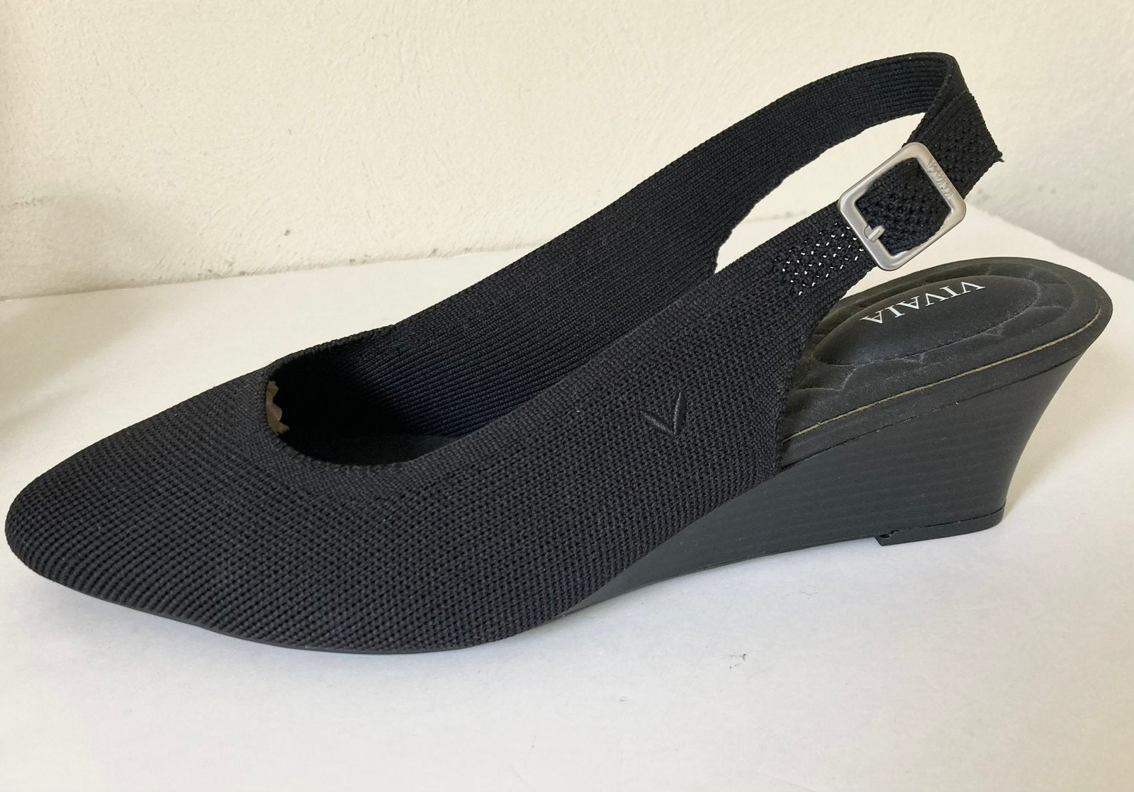 Nieuwe Vivaia pumps, slingback heels met sleehak, Pumps, Zwart, Nieuw, Ophalen of Verzenden