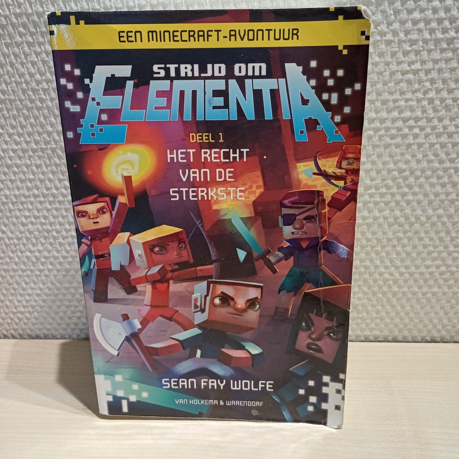 Minecraft Avontuur: Strijd om Elementia - Deel 1, Ophalen of Verzenden, Gelezen, Sean Fay Wolfe