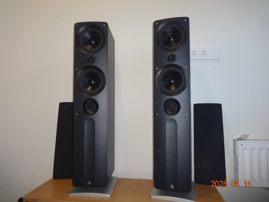Q Acoustics 1050i, Zo goed als nieuw, 120 watt of meer, Front, Rear of Stereo speakers, Ophalen