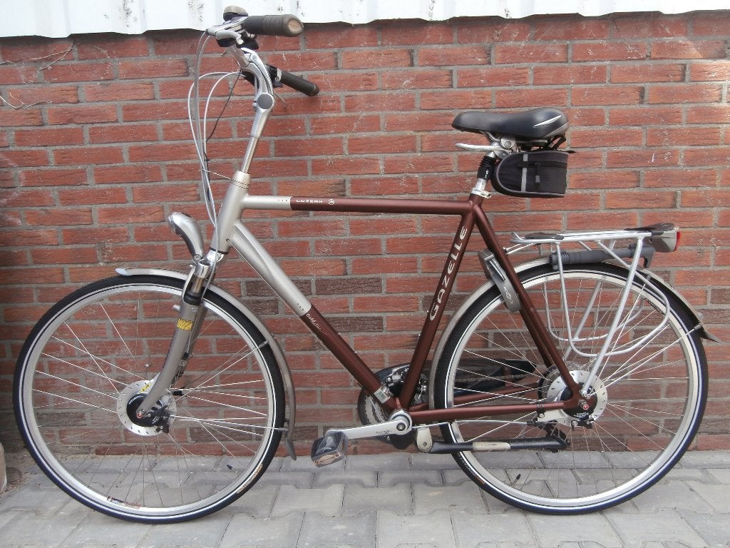 ALS NIEUW! Gazelle Luzern Goldline heren 61 cm., Ophalen, 28 inch, Vering, Zo goed als nieuw