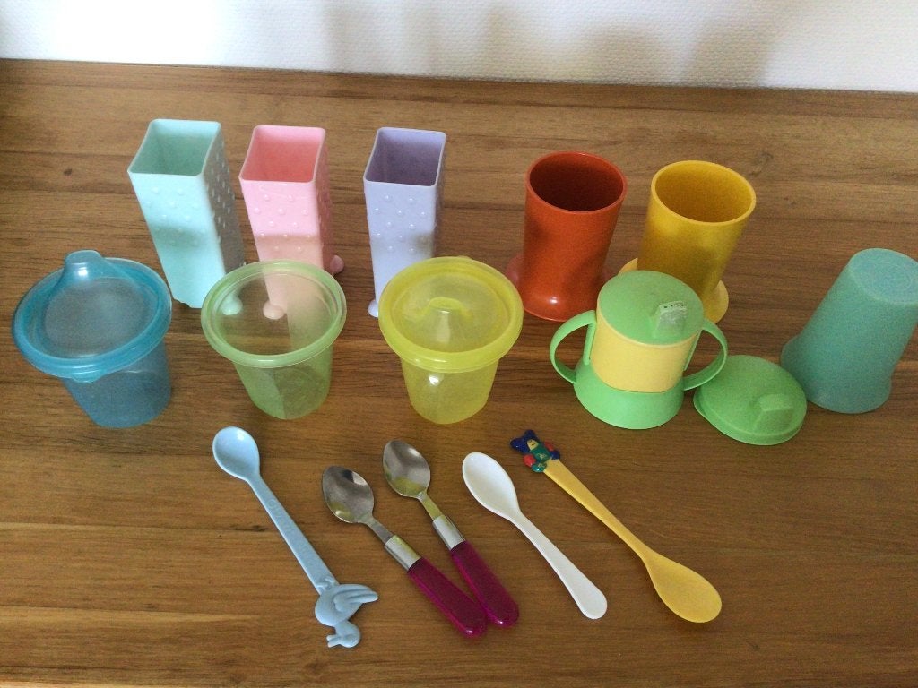 Babylepeltjes en kindertuit/drinkbekers, Ophalen of Verzenden, Zo goed als nieuw, Overige typen