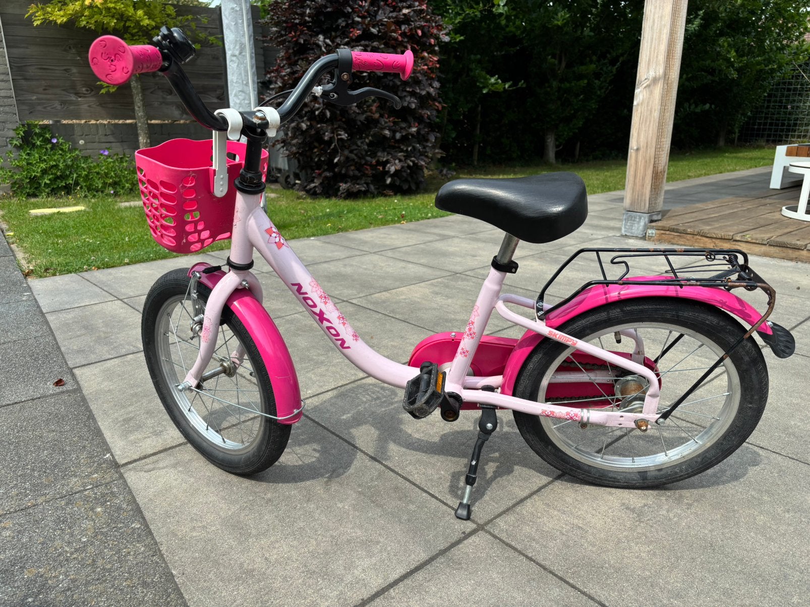 Meisjesfiets 16 inch, Fietsen en Brommers, Ophalen, Gebruikt, 16 tot 20 inch