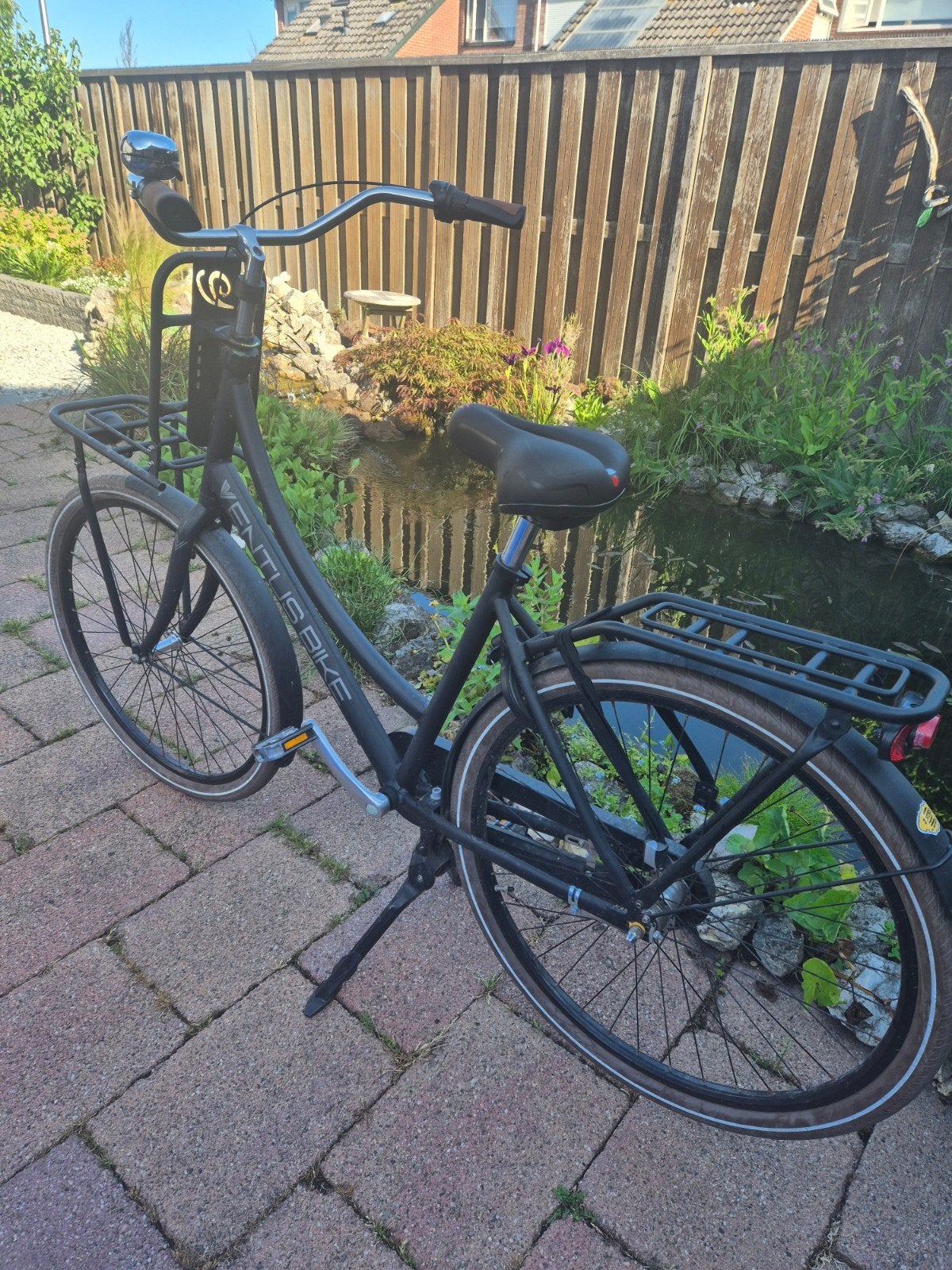 Ventus Bike transportfiets, mat zwart, Terugtraprem, Versnellingen, Ophalen, Overige merken