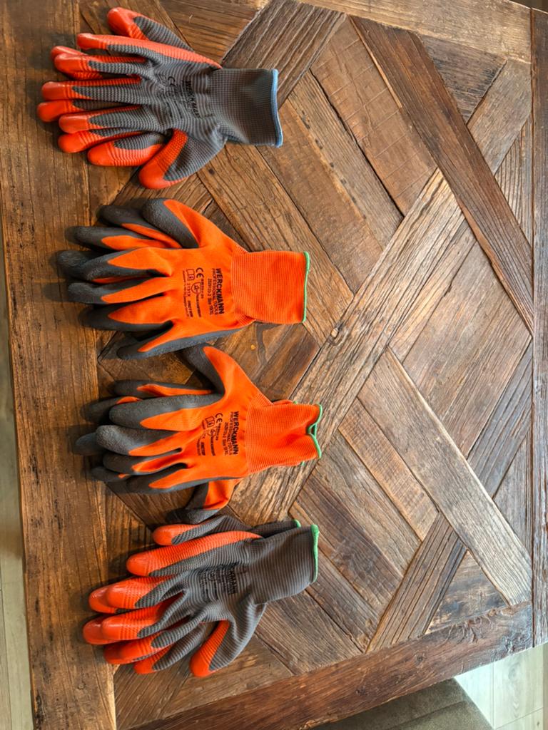 Werkhandschoenen werckmann 4x, Ophalen