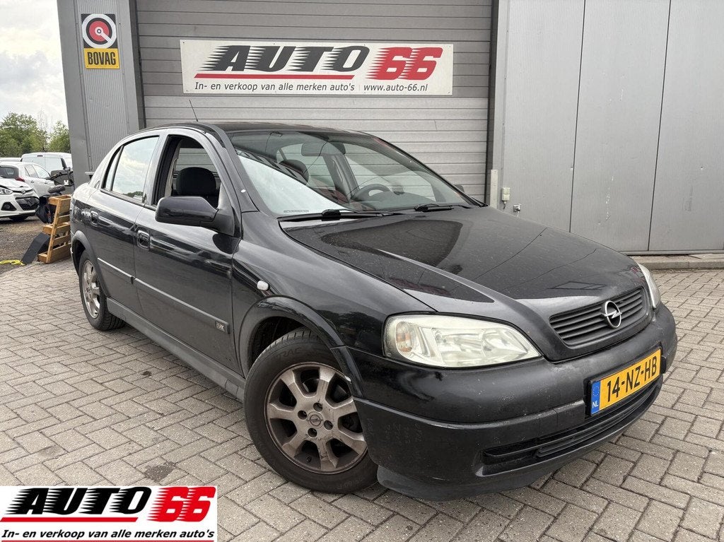 Opel Astra 1.6-16V Njoy AIRCO 06-2027, Voorwielaandrijving, Gebruikt, Zwart, 4 cilinders