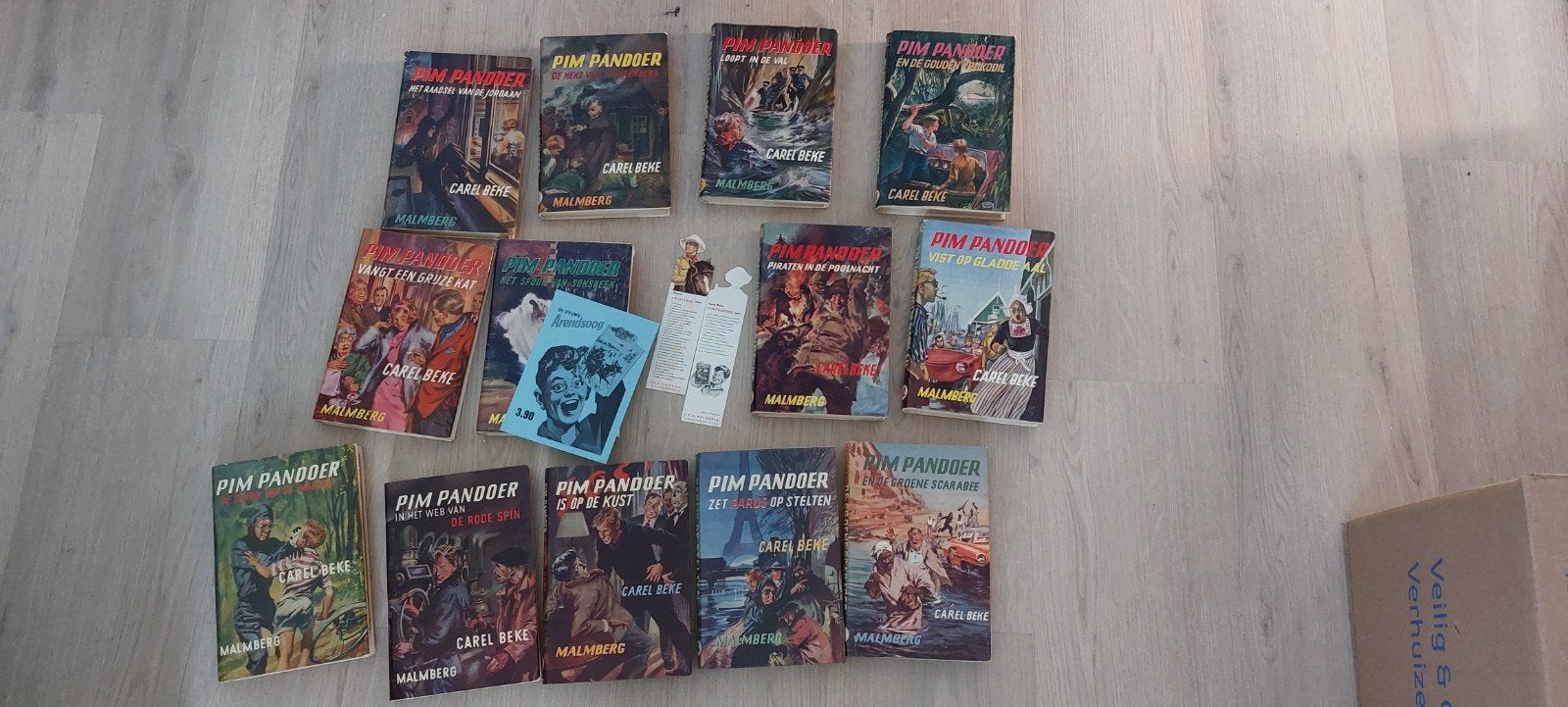 Pim Pandoer complete serie 1-13 (diverse drukken), Boeken, Ophalen of Verzenden, Gelezen, Carel Beke, Fictie algemeen