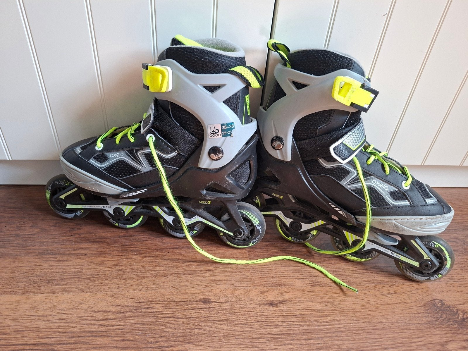 Skeelers Oxelo verstelbaar maat 35-38, Sport en Fitness, Skeelers, Overige merken, Kinderen, Ophalen of Verzenden, Inline skates 4 wielen
