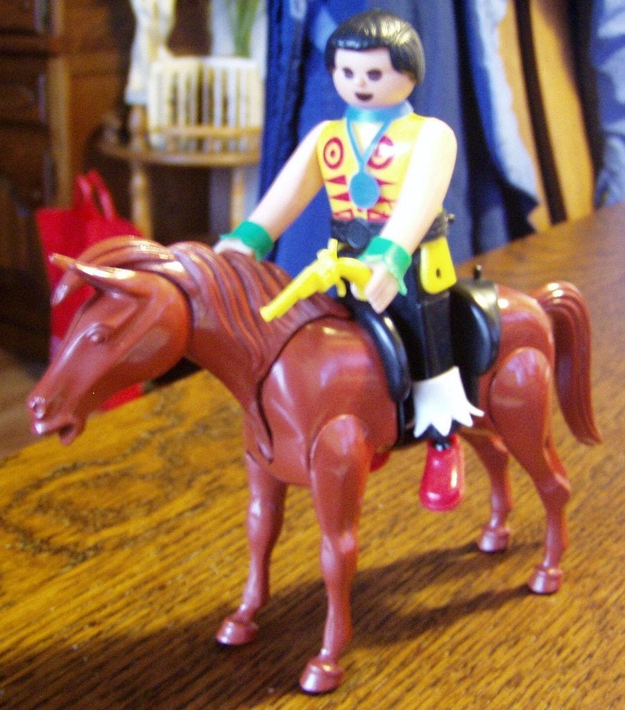 Vintage: PAARD en INDIAAN    (in goede staat), Verzamelen, Ophalen of Verzenden, Zo goed als nieuw