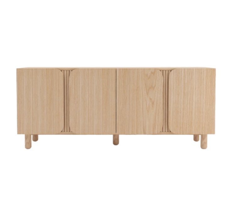 by fonQ Ole Dressoir 4-deurs Licht Eiken | Van €599, nu, Byfonq, Byfonq, Nieuw, Ophalen of Verzenden