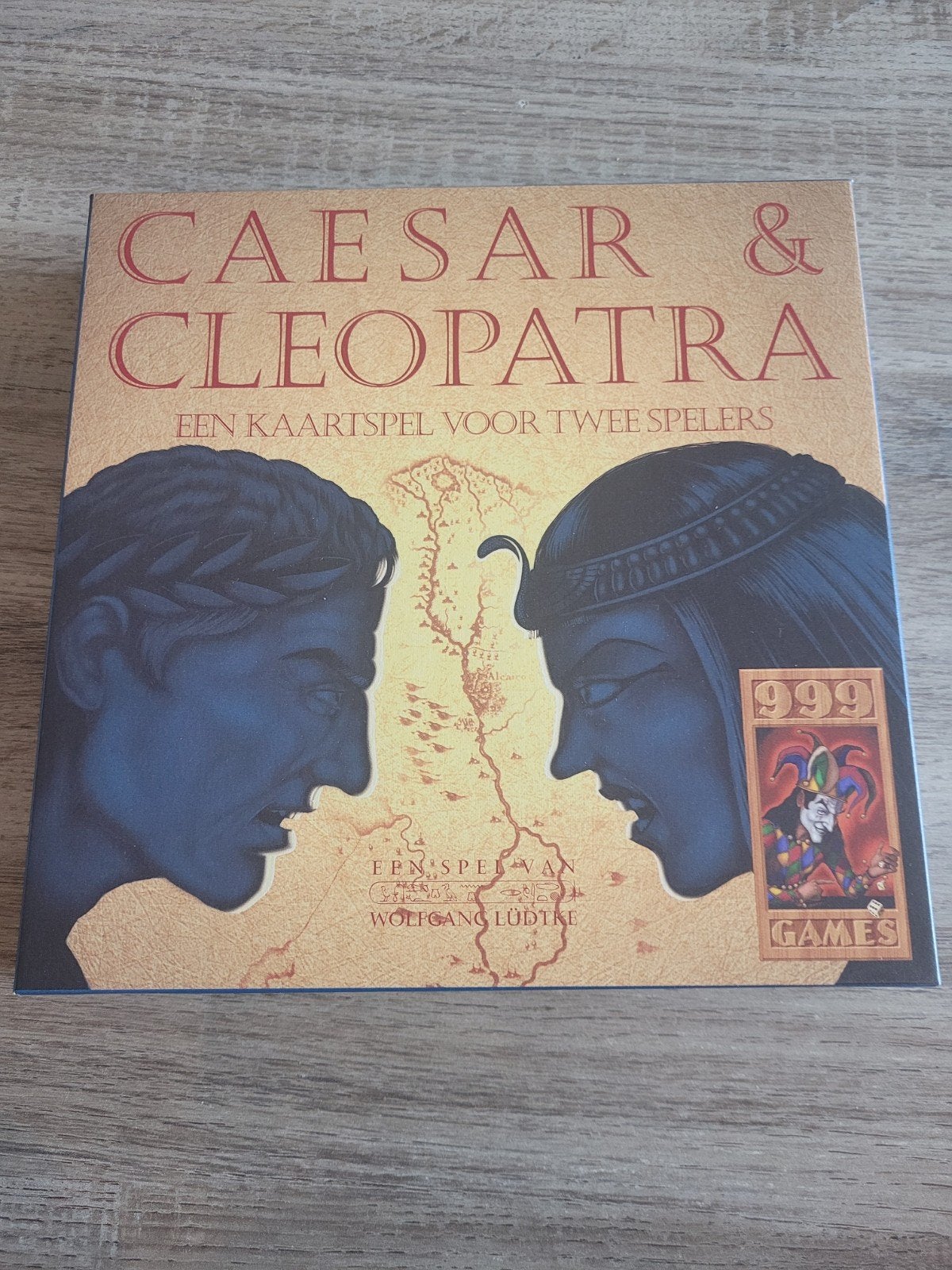 Caesar & Cleopatra Kaartspel - Strategisch duel, Een of twee spelers, Ophalen, Nieuw, 999 Games