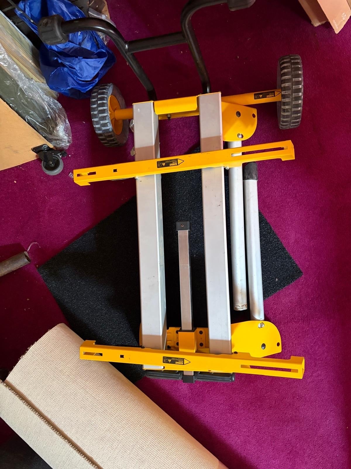 DeWalt D28715 Afkortzaag met onderstel, Ophalen, Gebruikt, 70 mm of meer, Afkortzaag