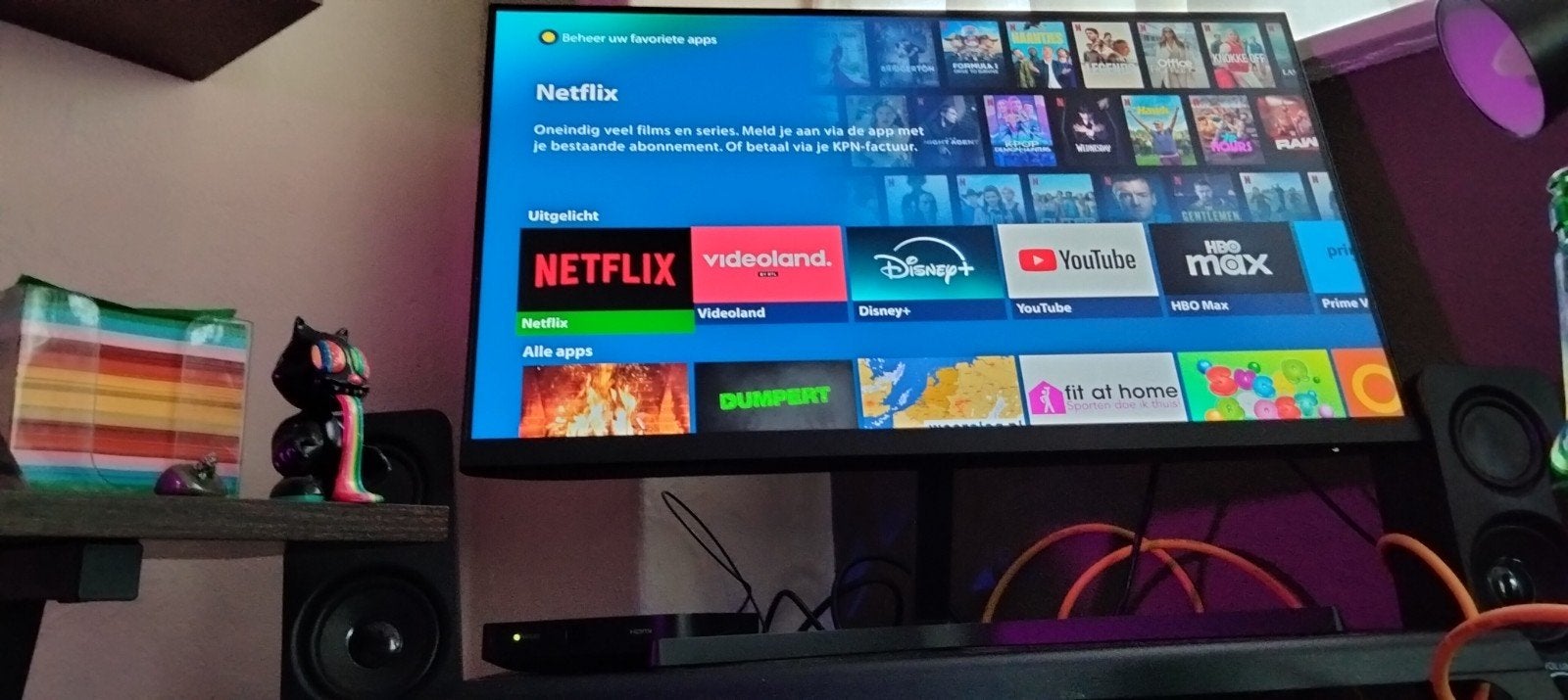 4K TV BOX Arris VIP5202 KPN Compleet, Ophalen of Verzenden, Zo goed als nieuw, Tv en Weergevers