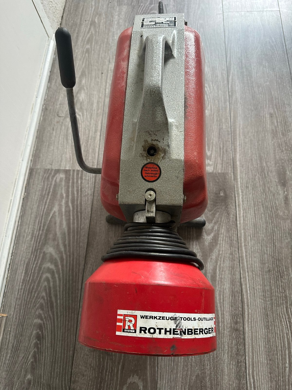 Rothenberger R60 rioolreinigingsmachine met veren, Ophalen, Gebruikt, Overige typen, Overige merken