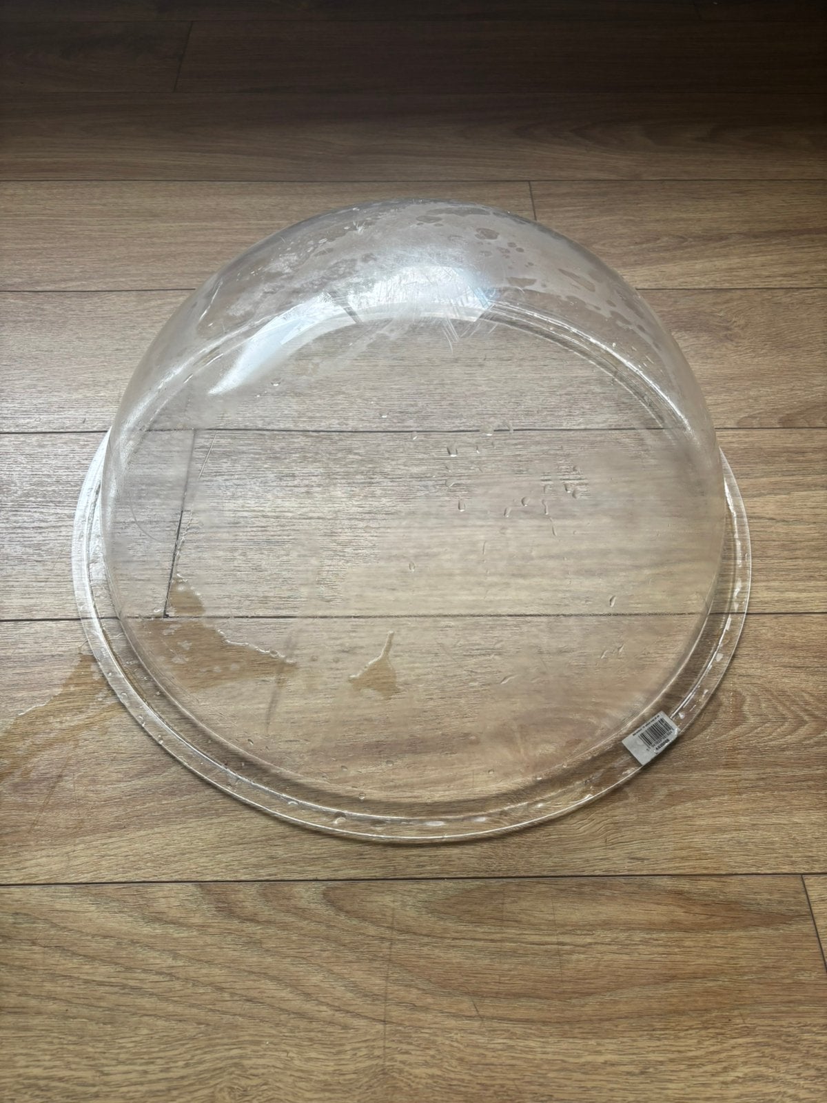 Transparante halve bol, diameter 50 cm, Ophalen, Gebruikt, Kunststof