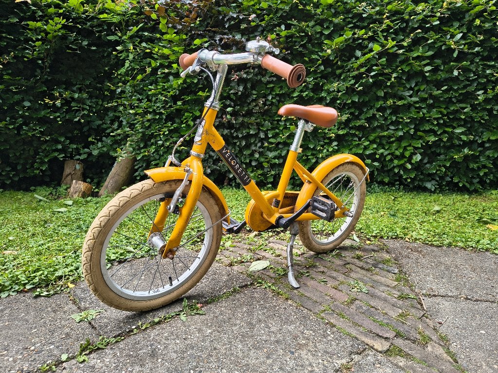 Veloretti Maxi kinderfiets - met zijwieltjes en mandje, Fietsen en Brommers, Fietsen | Kinderfietsjes, Gebruikt, 16 tot 20 inch