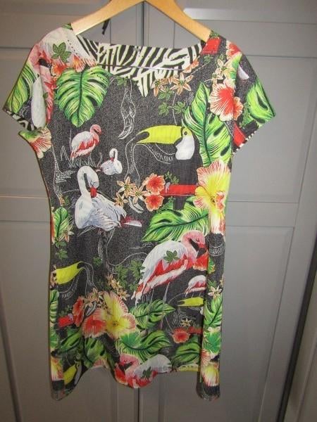 G834 Lizzy & Coco mt XXL jurk veelkleurig scuba model Colet, Kleding | Dames, Jurken, Overige kleuren, Verzenden, Maat 46/48 (XL) of groter