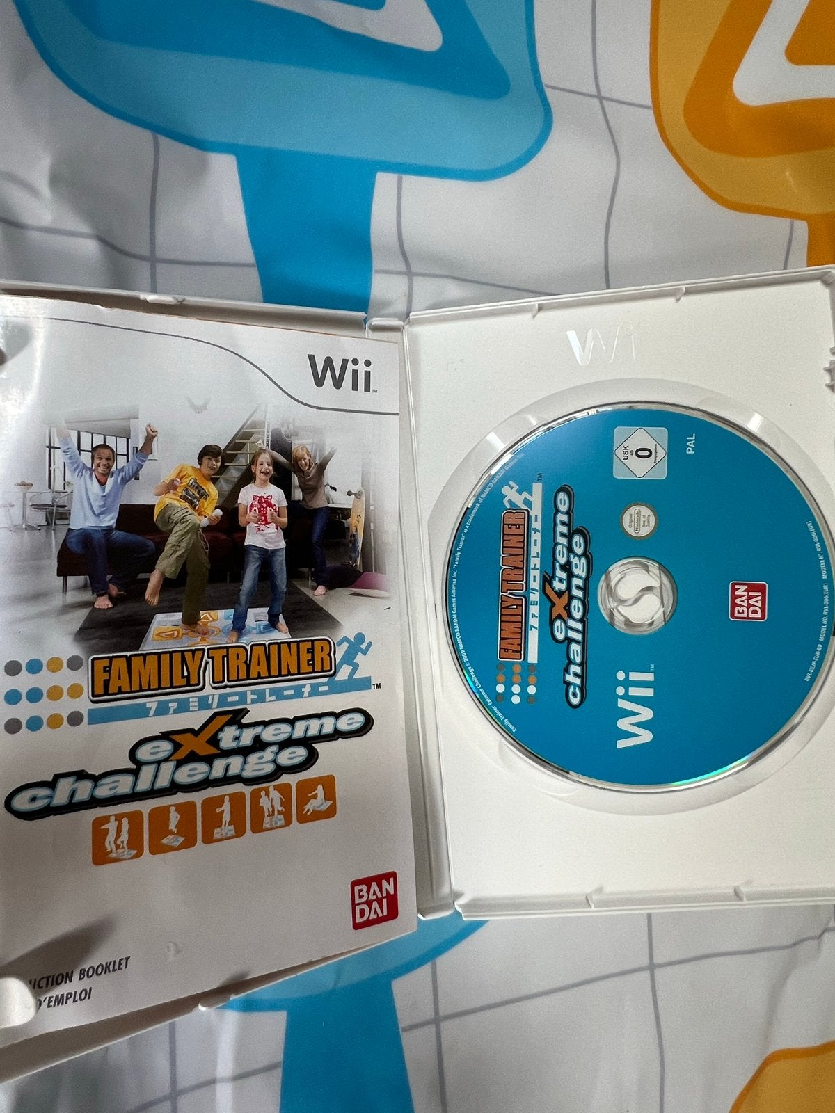 Family Trainer Extreme Challenge Wii met mat, Gebruikt, 1 speler, Eén computer, Ophalen of Verzenden