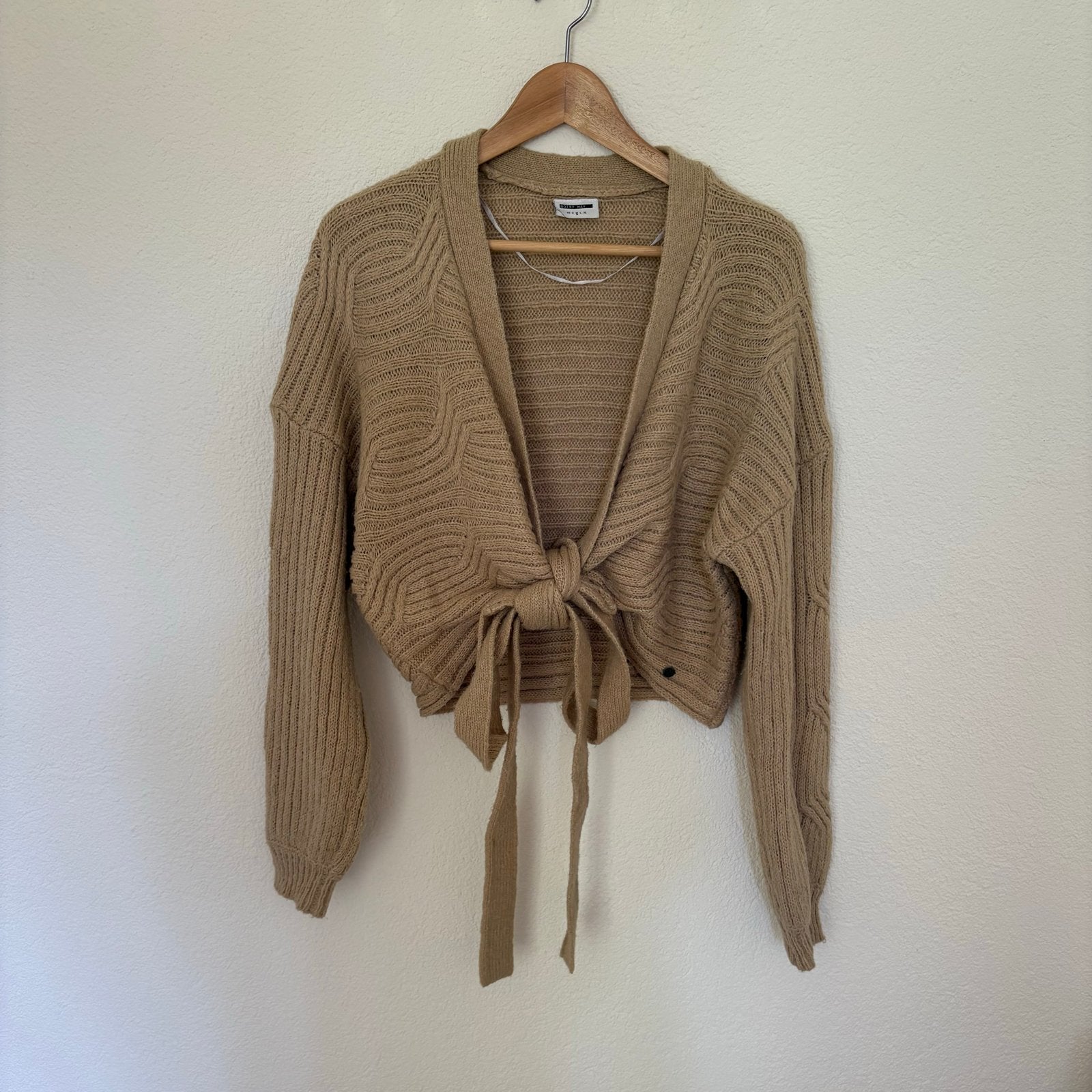 Wikkelvest Noisy May Maat M, Kleding | Dames, Verzenden, Gedragen, Maat 38/40 (M), Beige