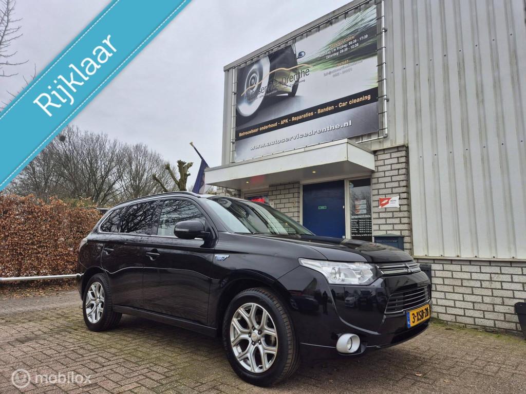 Mitsubishi Outlander 2.0 PHEV Instyle+ Climate/Navi/Cruise, 4 cilinders, Zwart, Bedrijf, Vierwielaandrijving