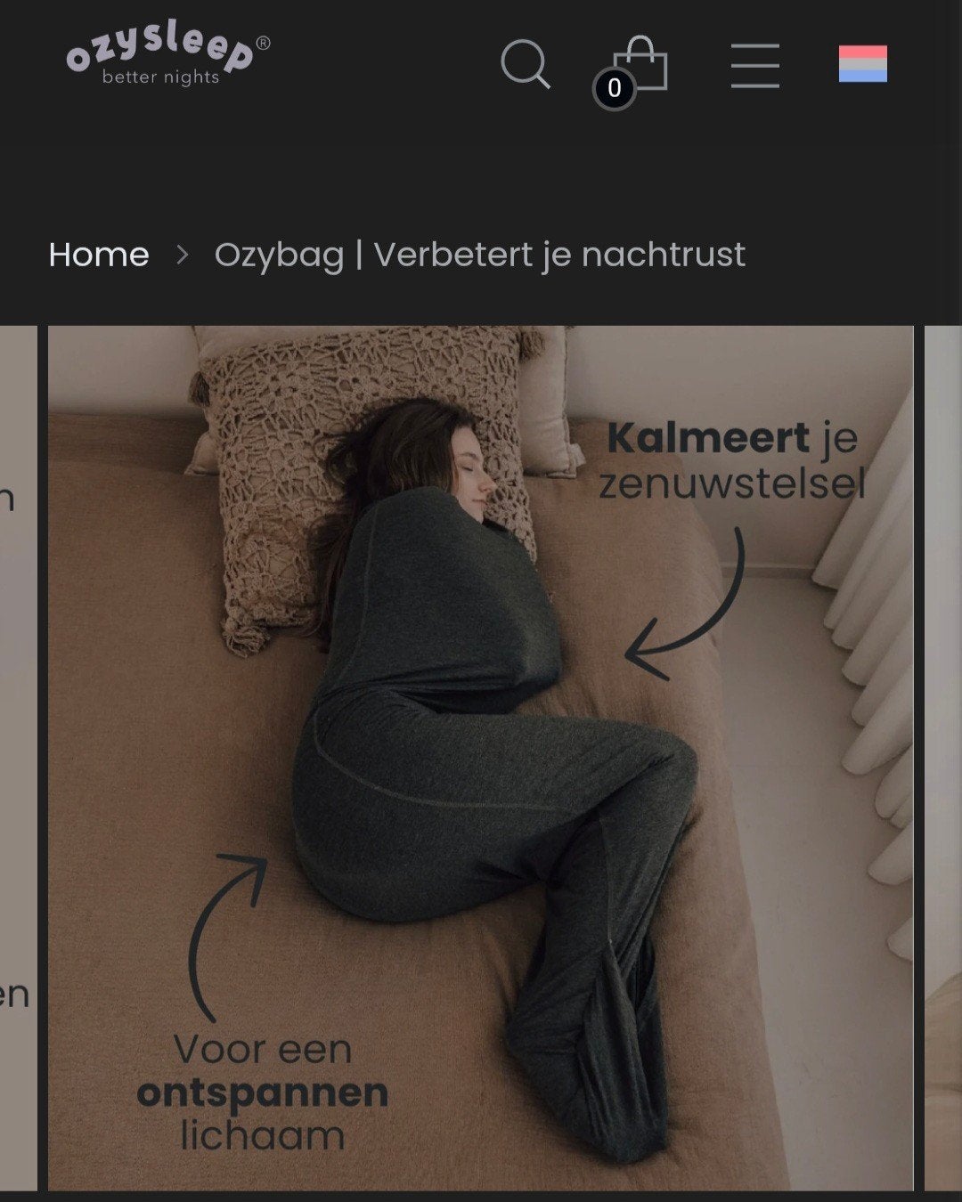 Ozysleep Slaapzak: Verbeter je nachtrust! z.g.a.n, Sport en Fitness, Gezondheidsproducten en Wellness, Zo goed als nieuw, Overige typen